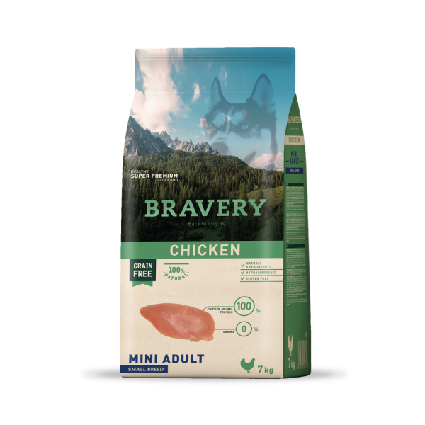 Bravery Chicken Mini Adul Small Breeds 7 KG