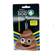 Dispensador de bolsas para fecas diseño emoji