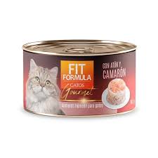 FIT LATA GOURMET GATOS ATUN CAMARON 80 GR