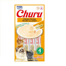 INABA Churu Gato Sabor Pollo 4 Tubos