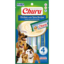 INABA Churu Perro Sabor Pollo y Atún 4 Tubos