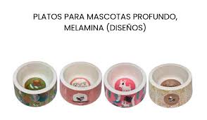 Plato Melamina profundo Diseños 630 ml