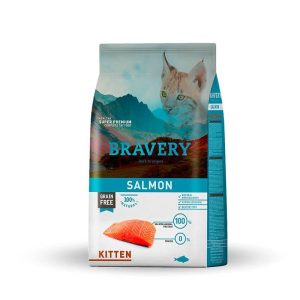 Bravery alimento Gato salmón kitten 2kg
