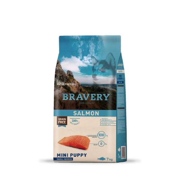 Bravery Salmón Mini Puppy Small Breeds 7 KG