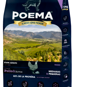 Poema Perro  Adulto Pollo & Arroz 12 Kg