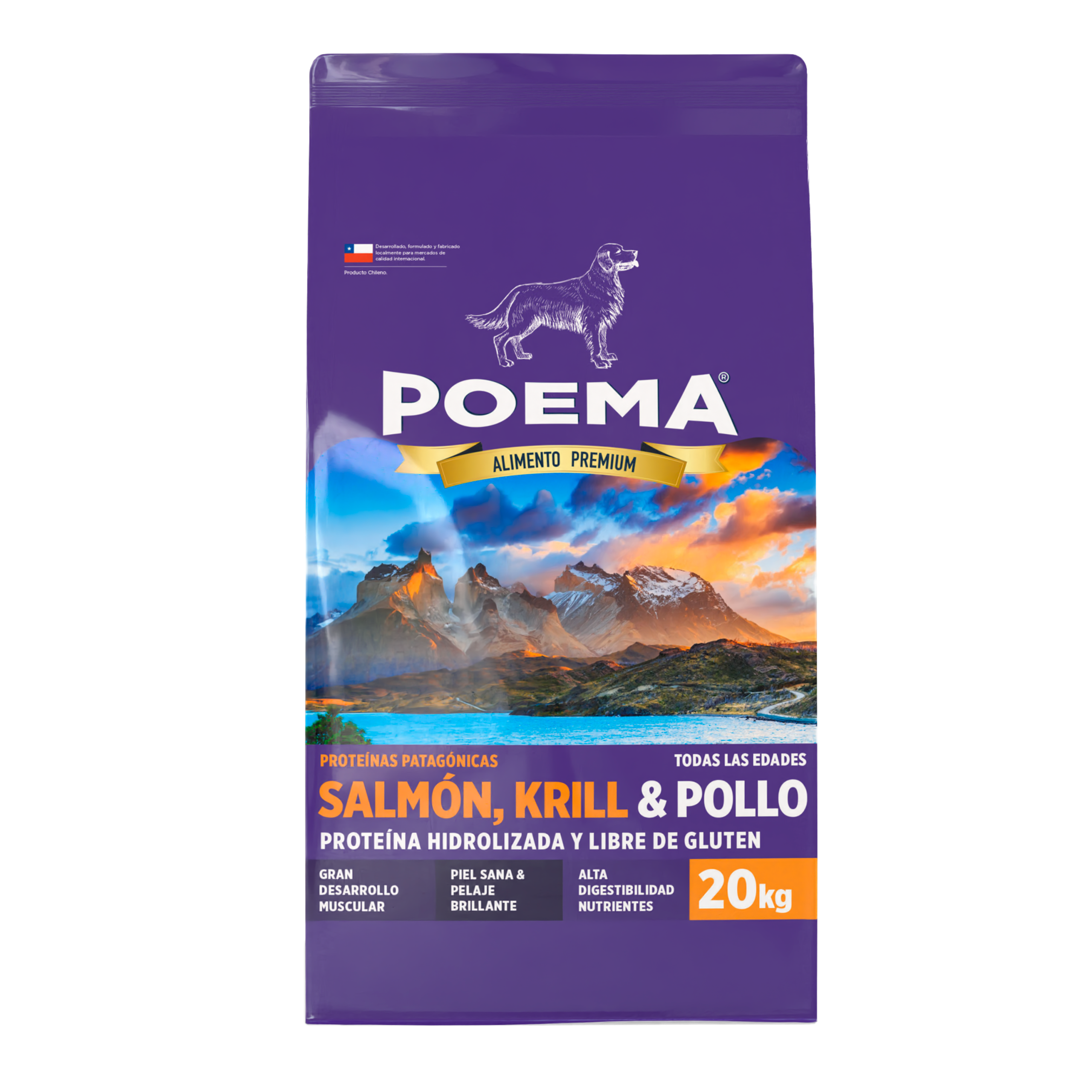 Poema Perro Proteínas Patagónicas 20 kg