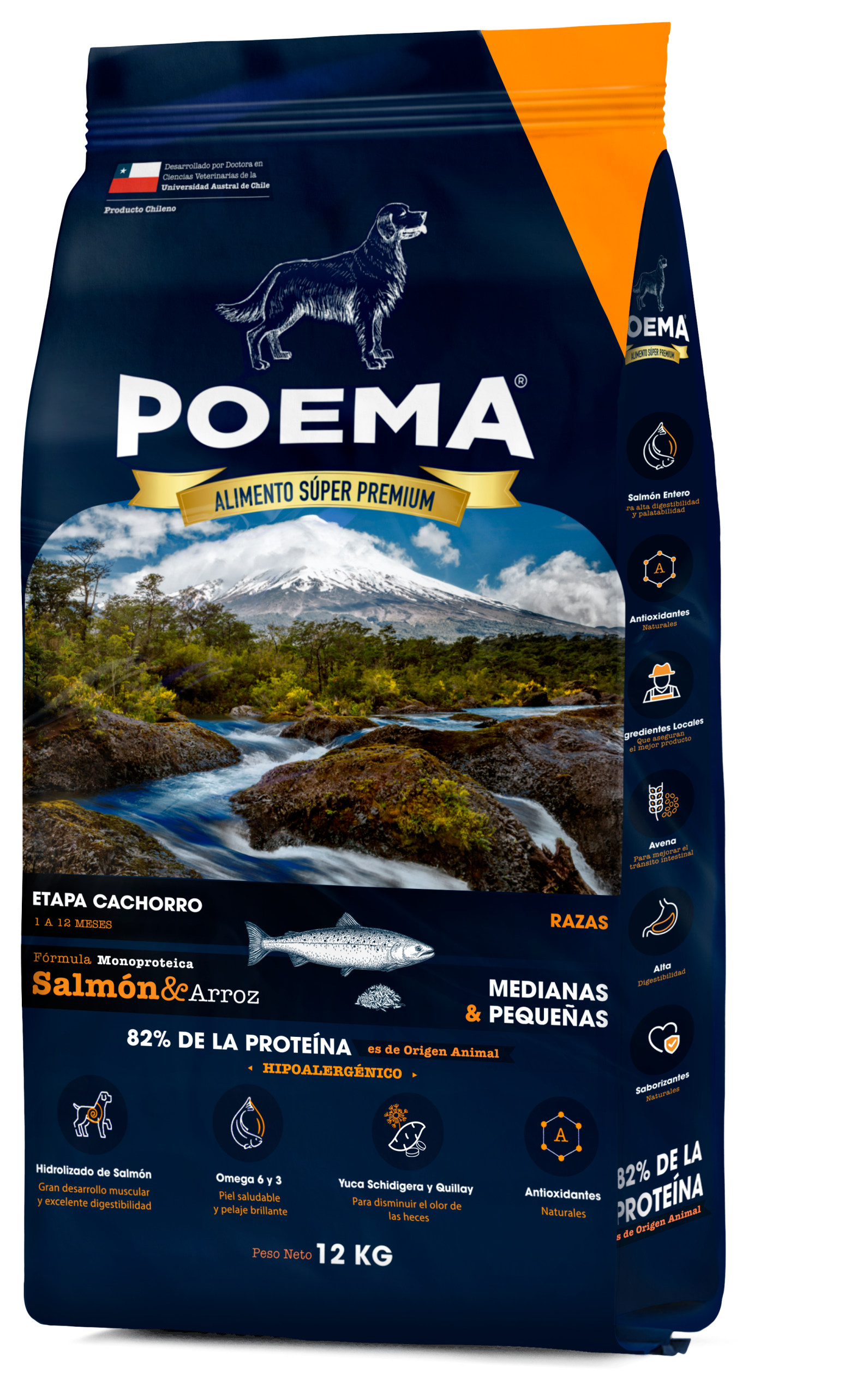 Poema Hipoalergénico Cachorro Salmón & Arroz 12 kg