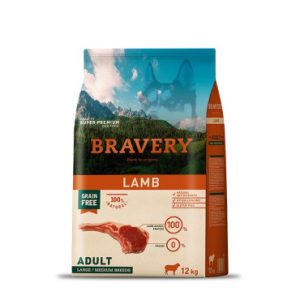 Bravery Lamb Adult Large/ Medium Breeds 12 Kg